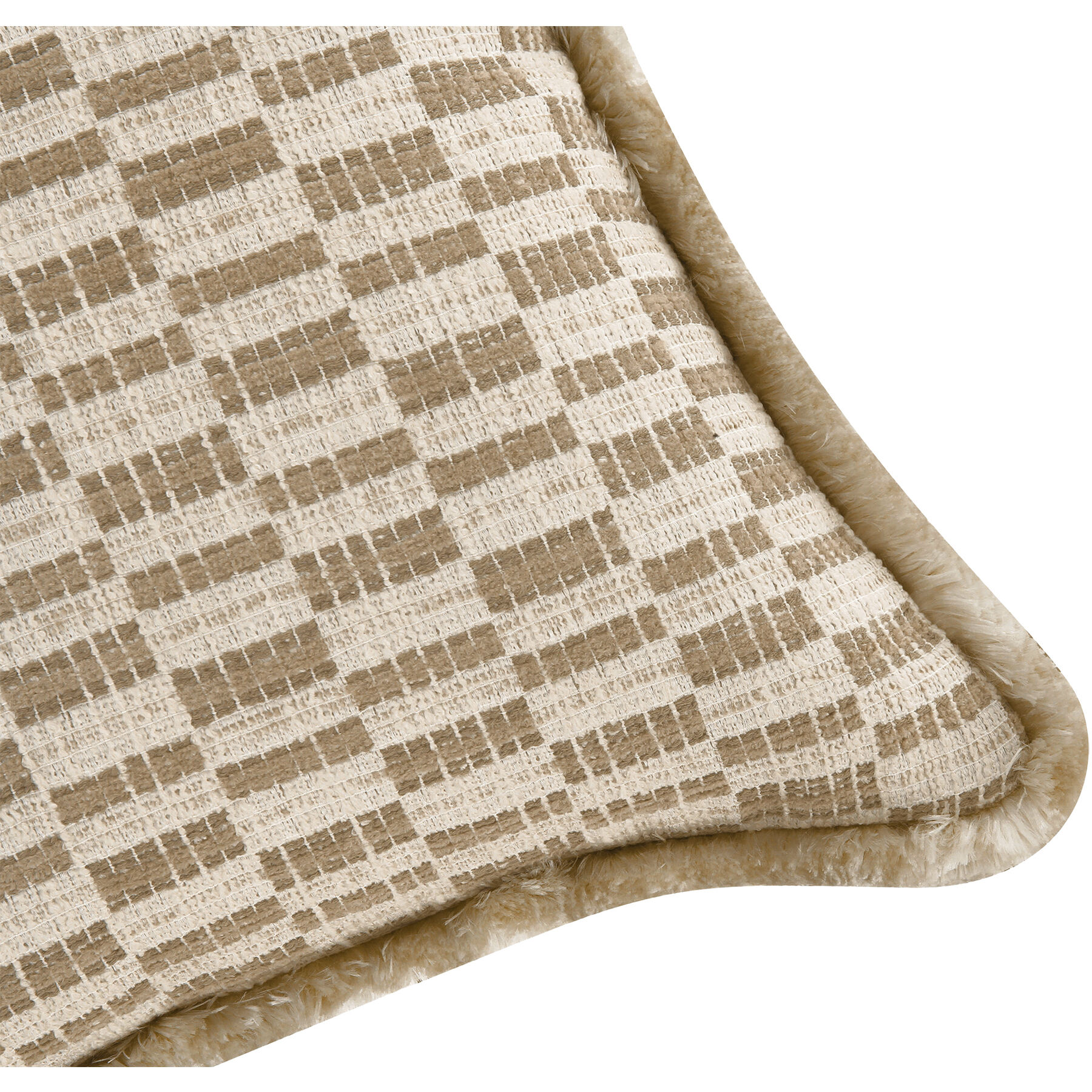 Leone 20 X 20 inch Taupe Cushion